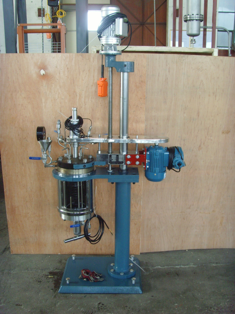 TSYBF系列-電動提升釜蓋，雙層石英玻璃釜