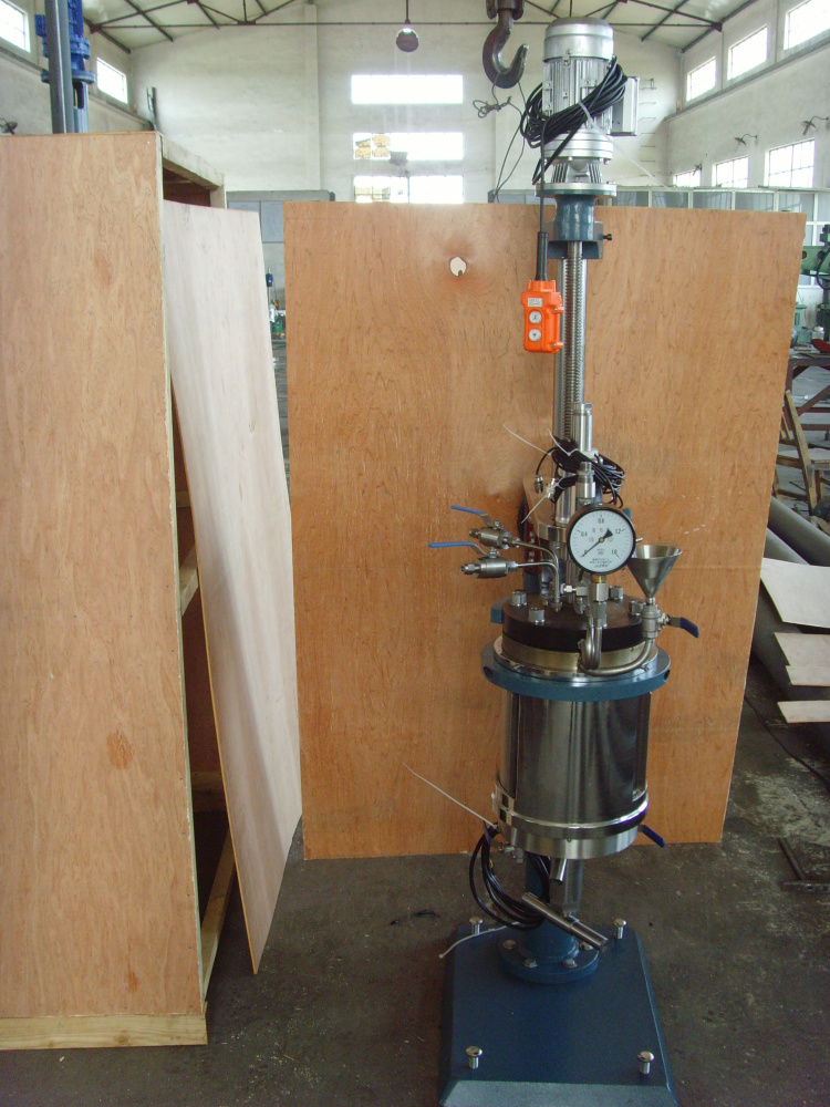 TSYBF系列-電動提升釜蓋，雙層石英玻璃釜1